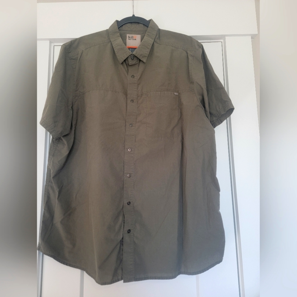 5.11 tactical Olive Green Short Sleeve Shirt XL
